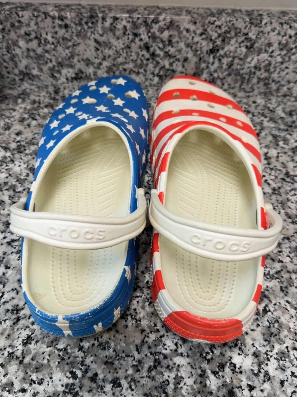 Crocs Classic American Flag Clog Patriotic Shoes Size 13M